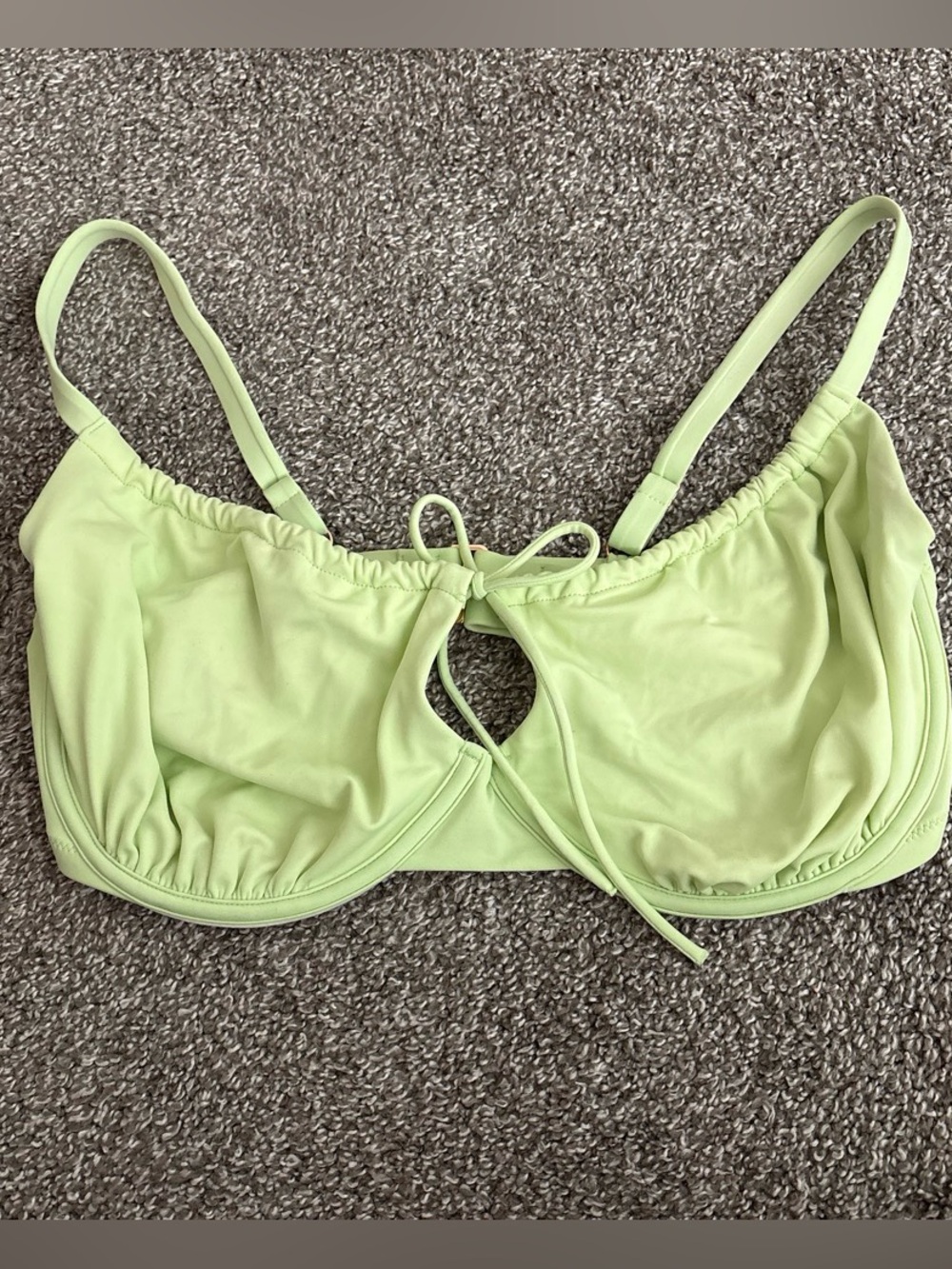 Shade & Shore Light Green Bikini Top